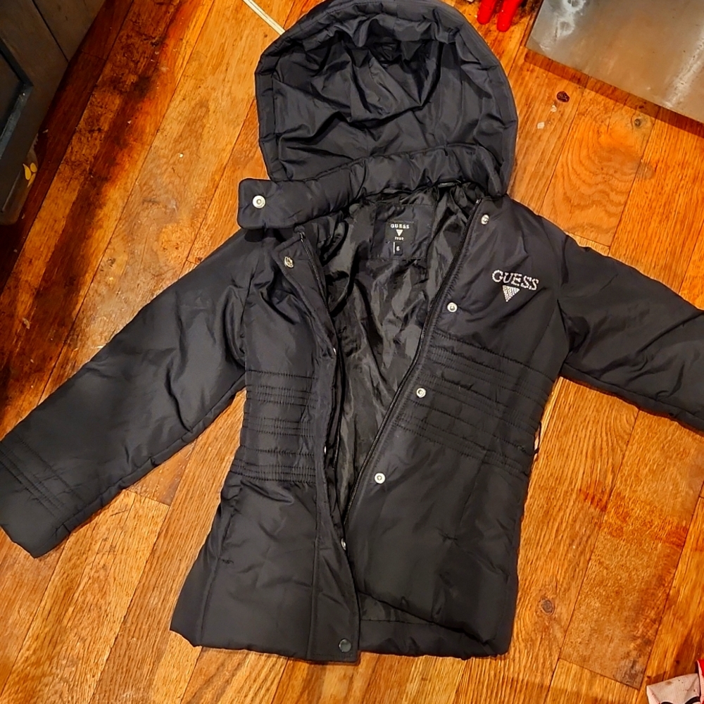kids size 5 Guess Bubble Coat